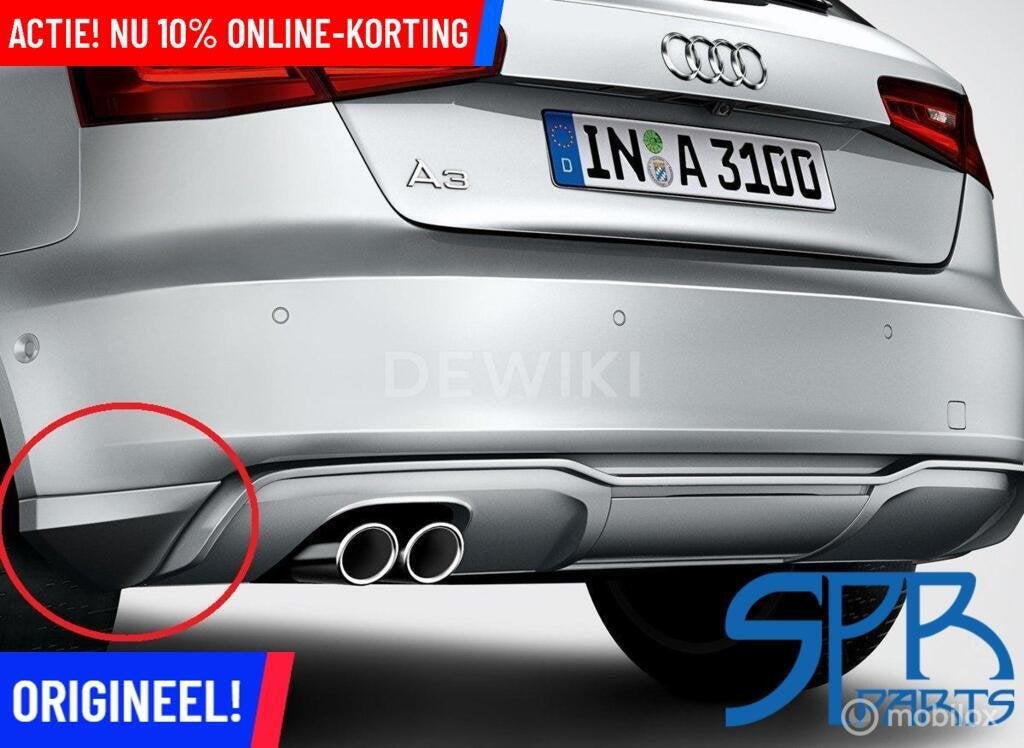 Diffuser SPOILER SKIRT SET AUDI A3 8V Achterbumper 8V4071610, Nieuw, Ophalen of Verzenden