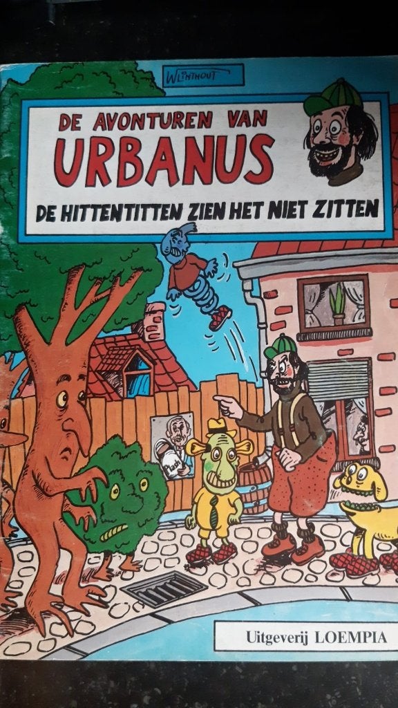 Urbanus 2 - De Hittentitten zien het niet zitten - 1ste druk, Enlèvement, Utilisé, Urbanus; W. Linthout