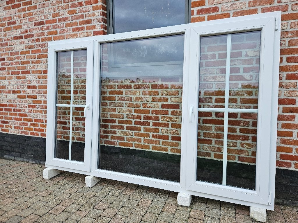 Prachtig Lot Pvc Ramen Deceuninck, Doe-het-zelf en Bouw, Glas en Ramen, Ophalen, Zo goed als nieuw, Gevelraam of Ruit, Dubbelglas
