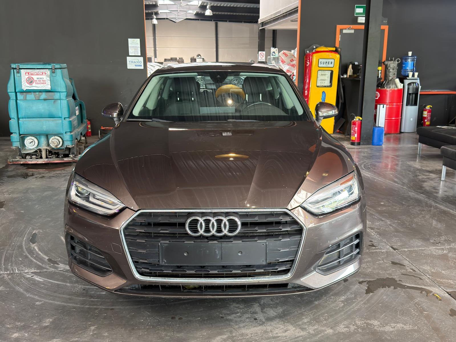 AUDI A5 AUTOMATIQUE 2.0 TFSI essence/led,car play, Auto's, Audi, 4 cilinders, Bruin, Leder, Bedrijf