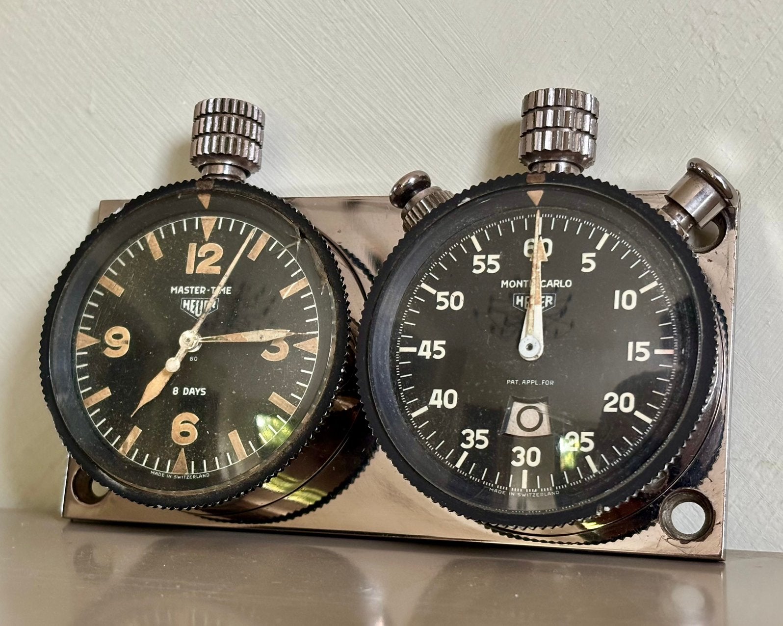 Accessoires de rallye vintage Heuer Mastertime, Enlèvement ou Envoi, Utilisé