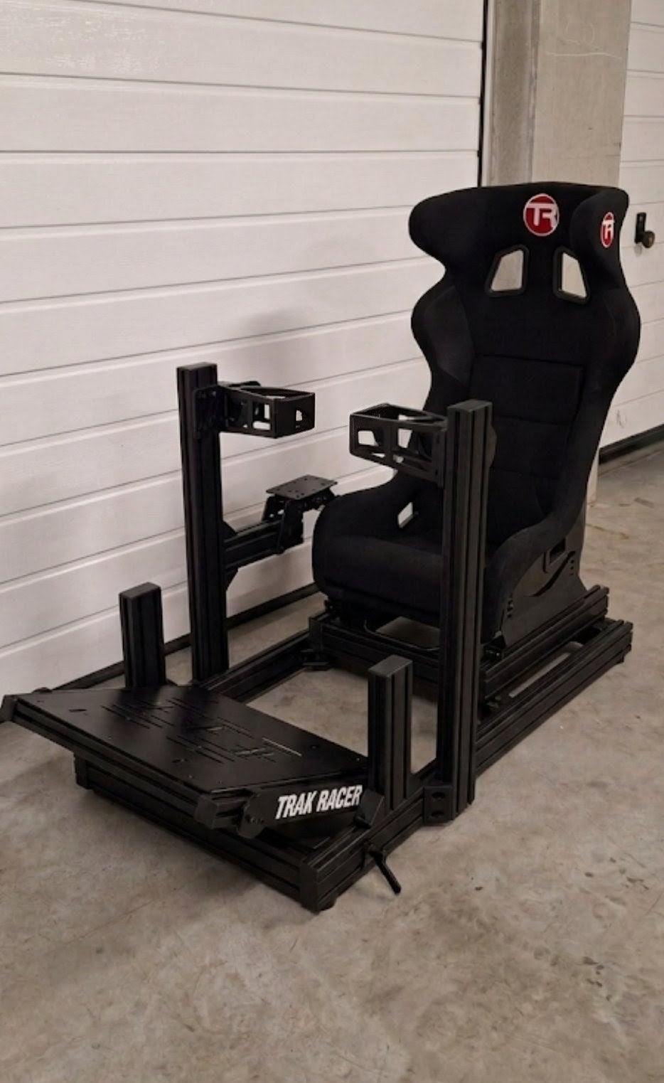 Cockpit Sim Racing TRACKRACER – Robuste et Complet, Fanatec, Ophalen, Houder/standaard