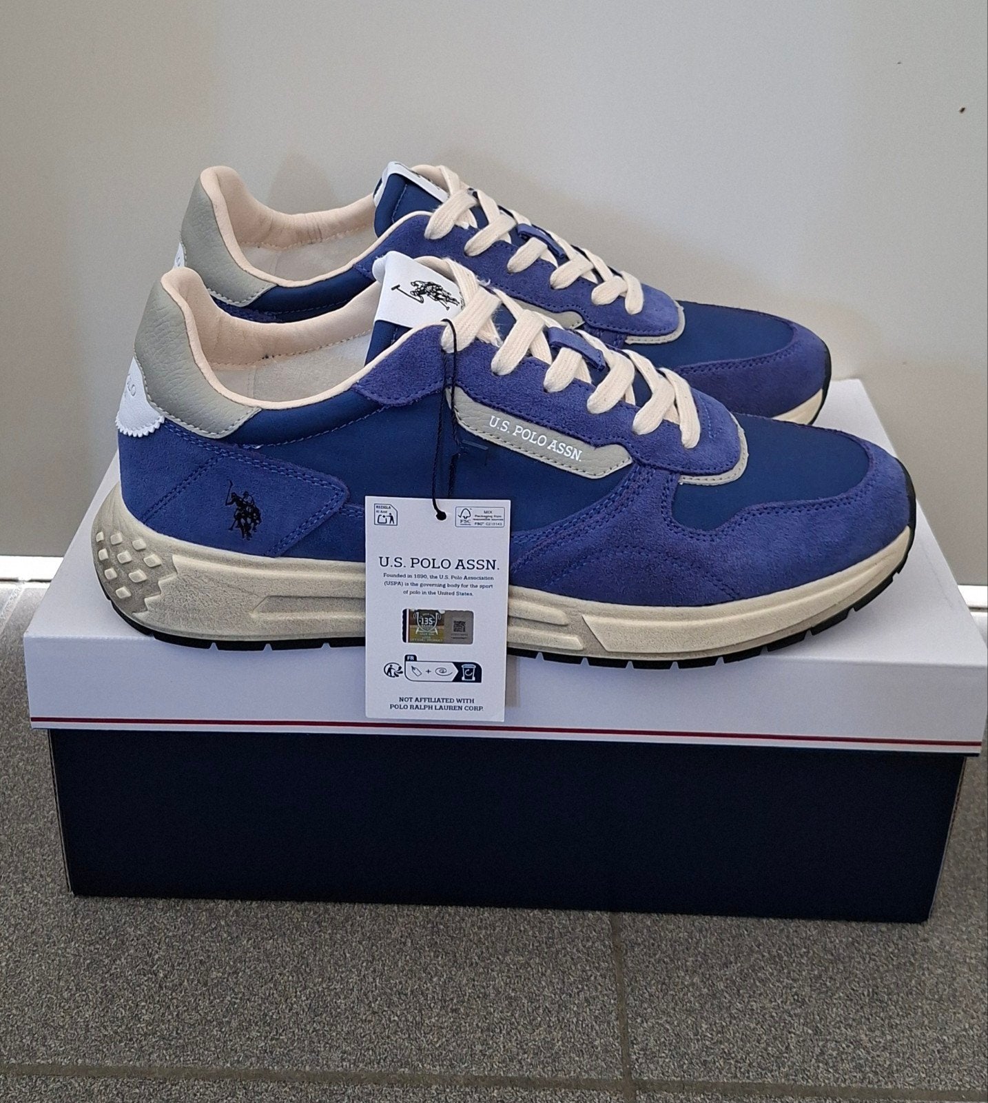 U.S. Polo Assn. heren sneakers, U.S. Polo Assn., Blauw, Nieuw, Ophalen of Verzenden