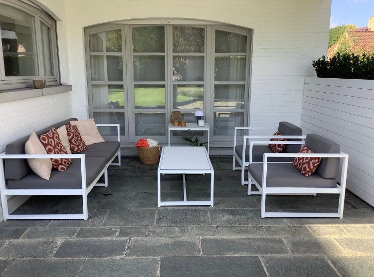 Set de salon, Jardin & Terrasse, Enlèvement ou Envoi, Comme neuf, Aluminium, Sets de jardin