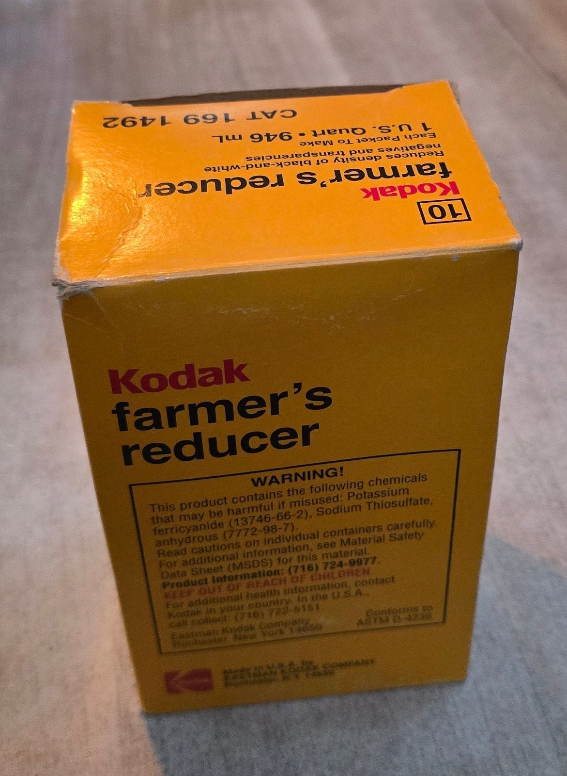 Kodak Farmer’s Reducer – vintage fotochemie – compleet 10 za, Ophalen of Verzenden, Zo goed als nieuw, Kodak