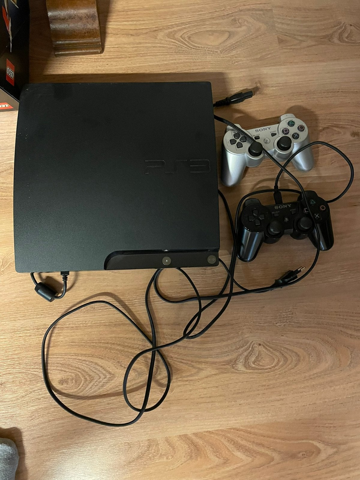 Playstation 3 + 2 controllers en games., Games en Spelcomputers, Ophalen, Met 2 controllers, Slim, Gebruikt