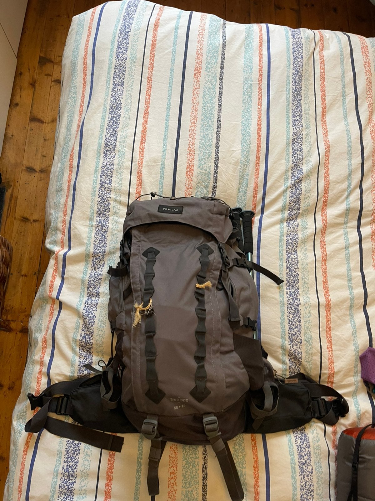 Forclaz trek 900 50+10L, Sport en Fitness, Bergsport en Wandelen, Ophalen of Verzenden, Rugzak
