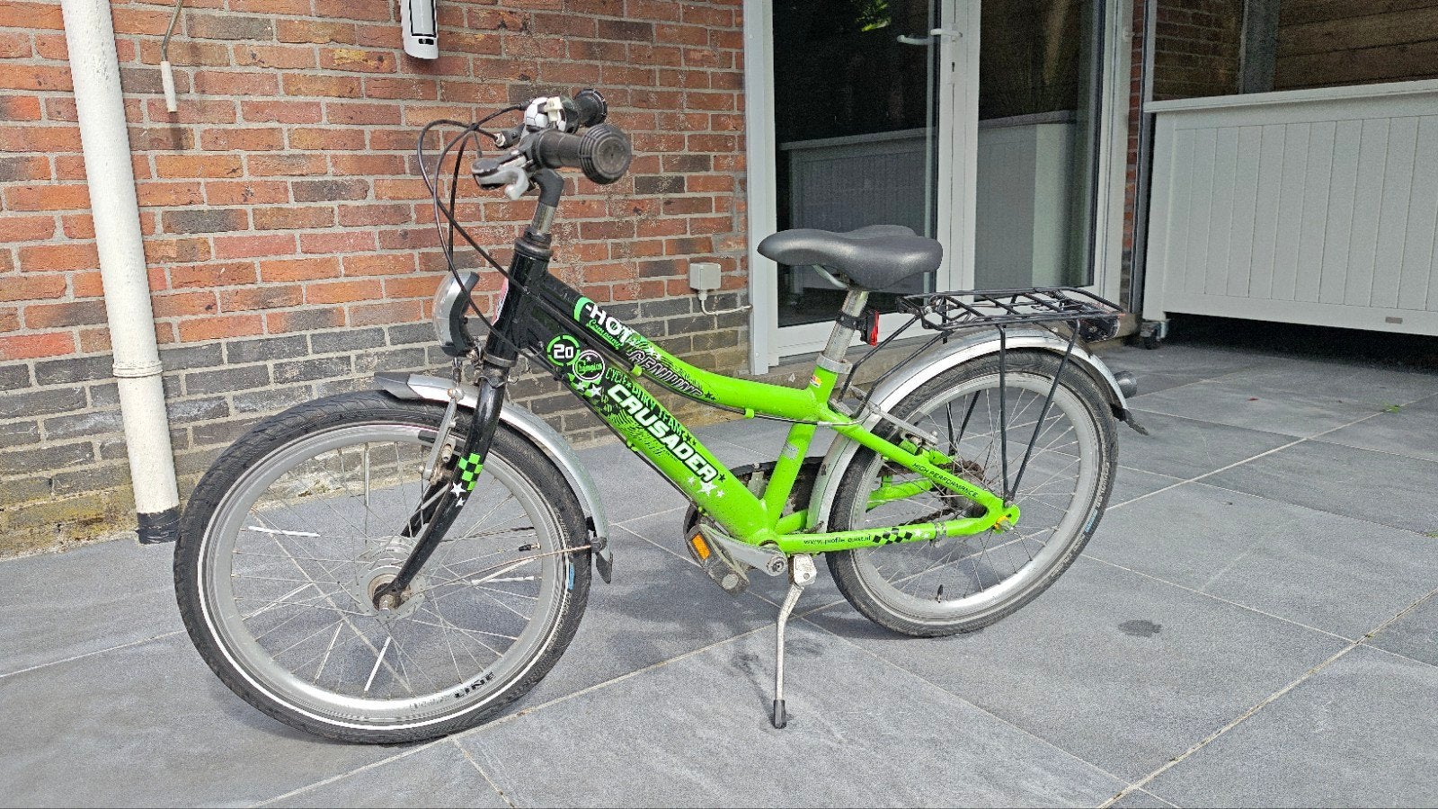 Puky Crusader 20-3 Alu kiwi/schwarz kinderfiets, Ophalen, 20 inch of meer, Gebruikt, Velgrem