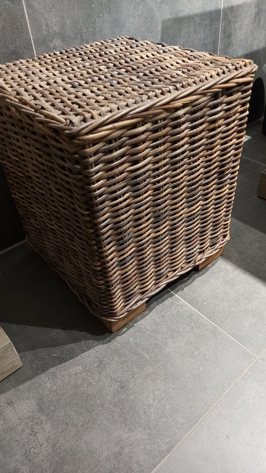 rotan poef/ kruk/zitbank, Maison & Meubles, Enlèvement