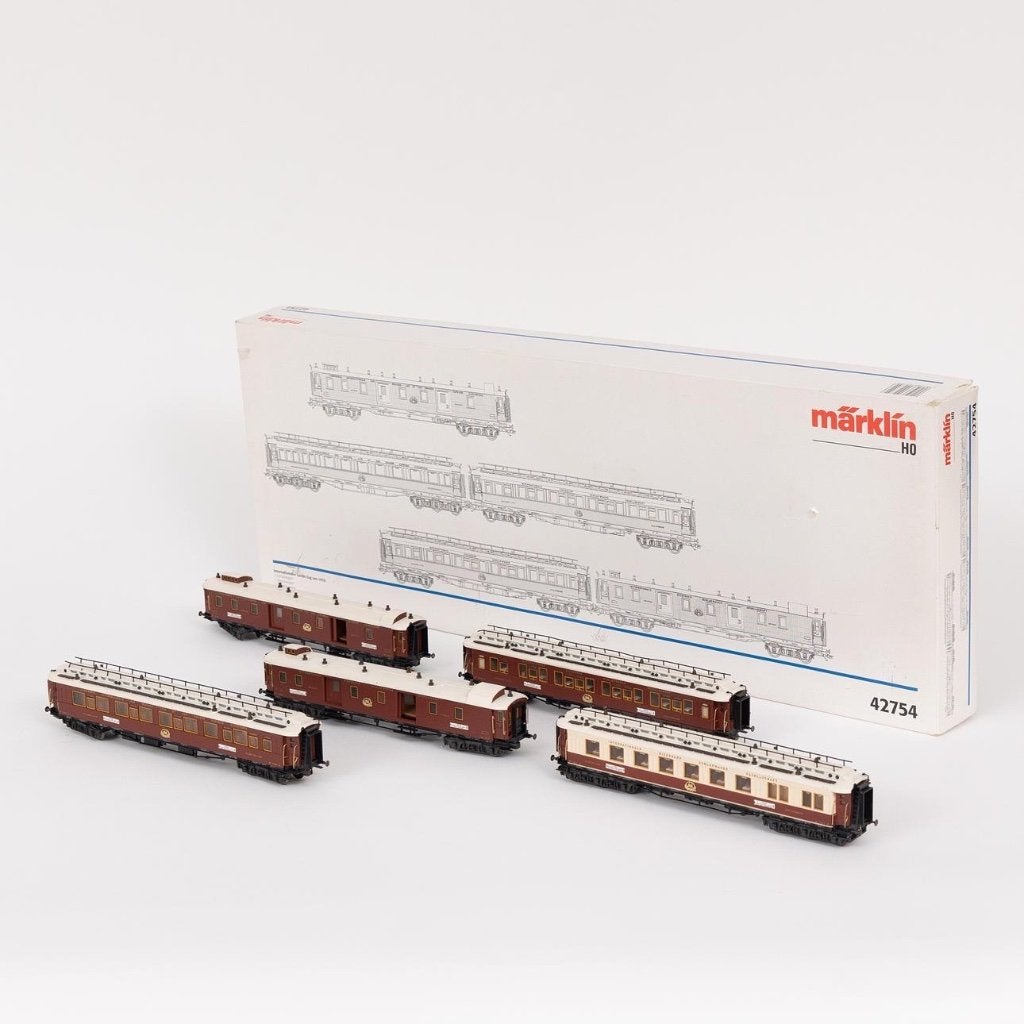 Märklin 42754-Balkan/Orient-Express CIWL Box - HO, Verzamelen, Ophalen of Verzenden, Nieuw, Trein, Schaalmodel