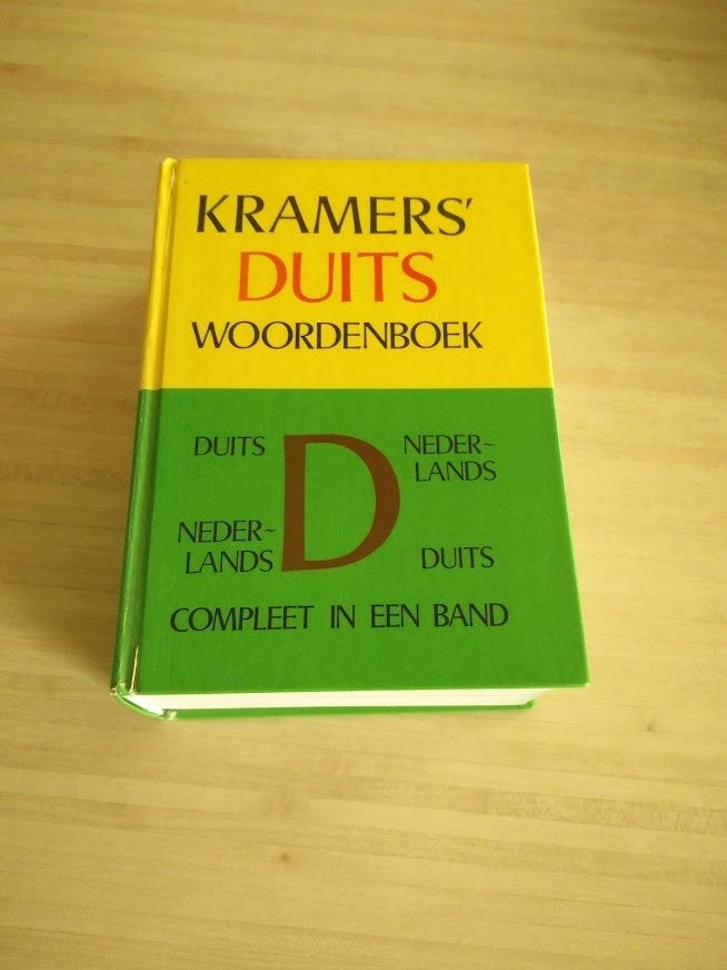 Woordenboek Duits-Nederlands  en  Nederlands-Duits., Ophalen of Verzenden, Zo goed als nieuw, Kramers, Duits
