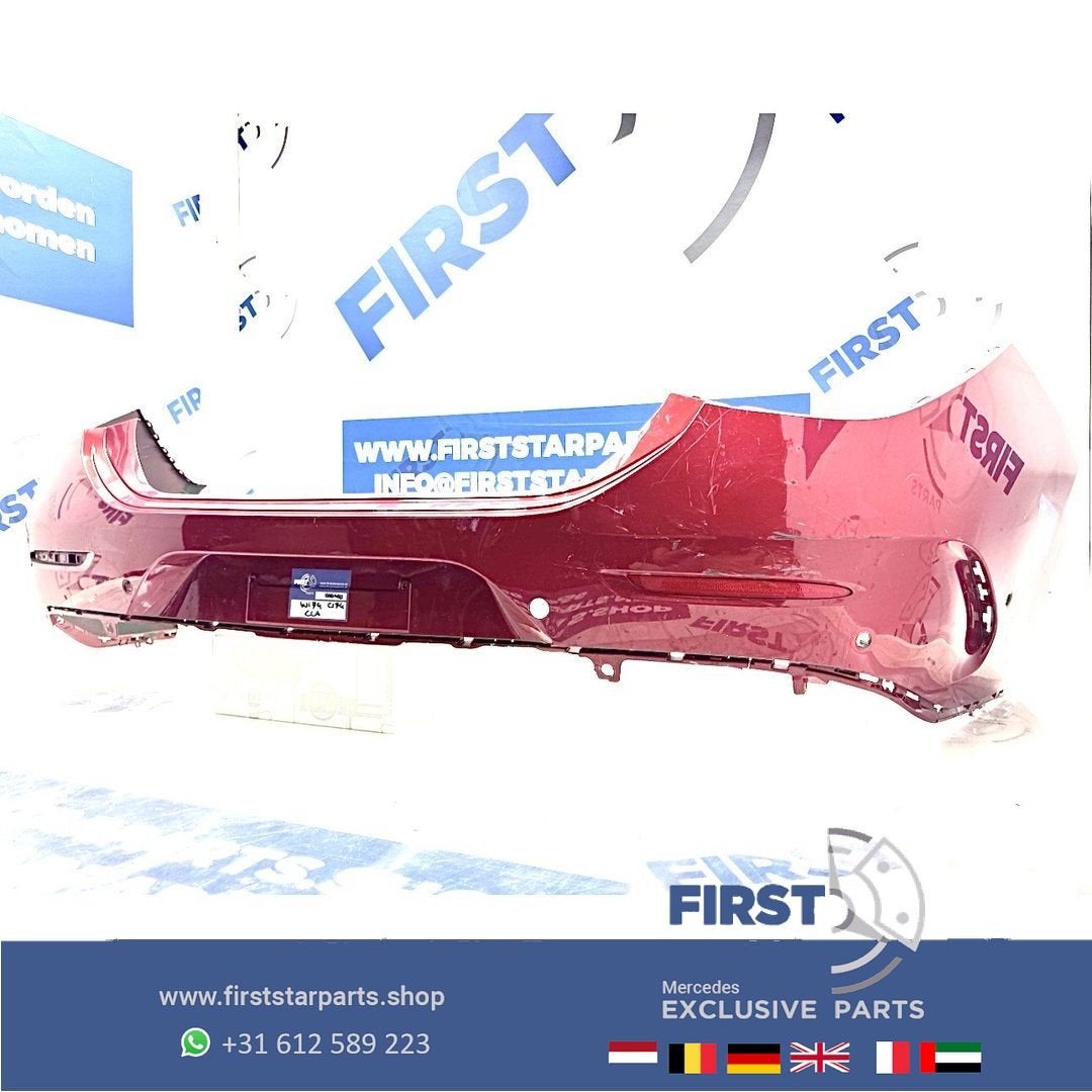 W174 CLA AMG Achterbumper A1748859301 2025-2027 bumper ZWART, Gebruikt, -, Ophalen of Verzenden, Achter