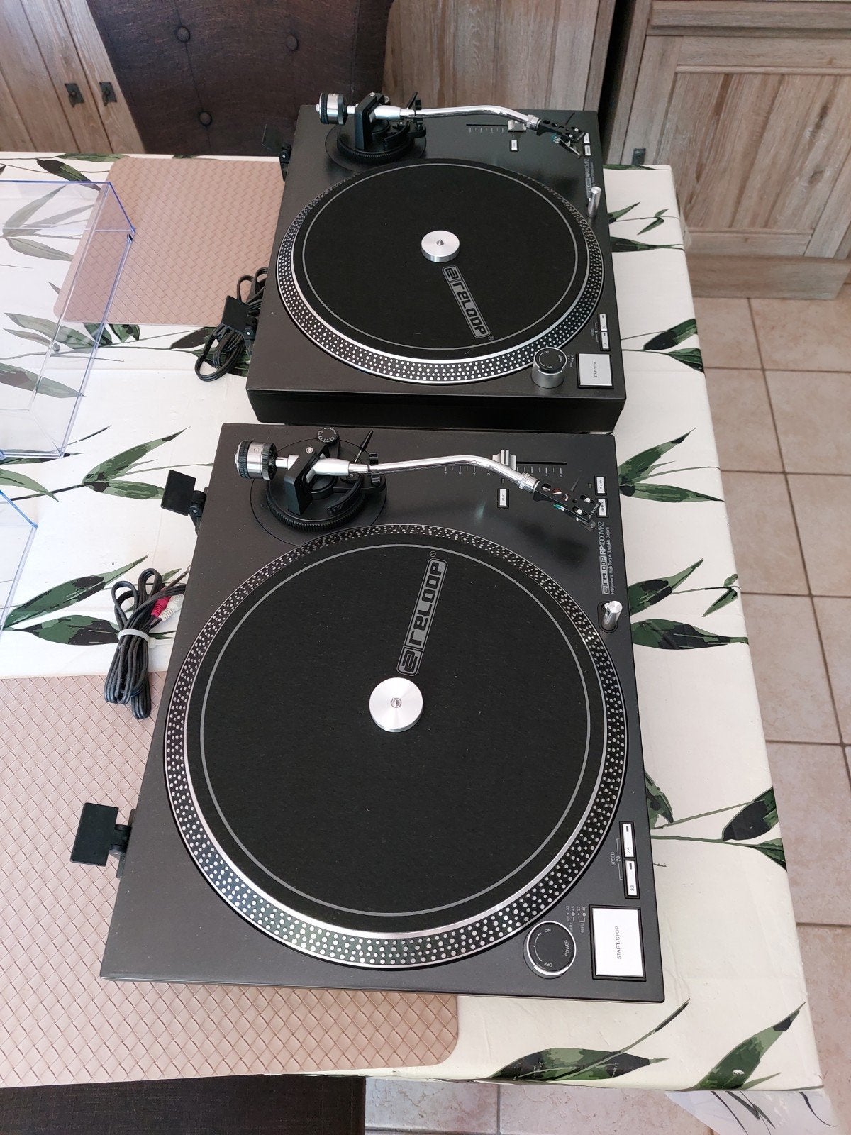 2 stuk's Reloop DDM4000 professional Vinyl draaitafel, Audio, Tv en Foto, Platenspelers, Ophalen, Platenspeler