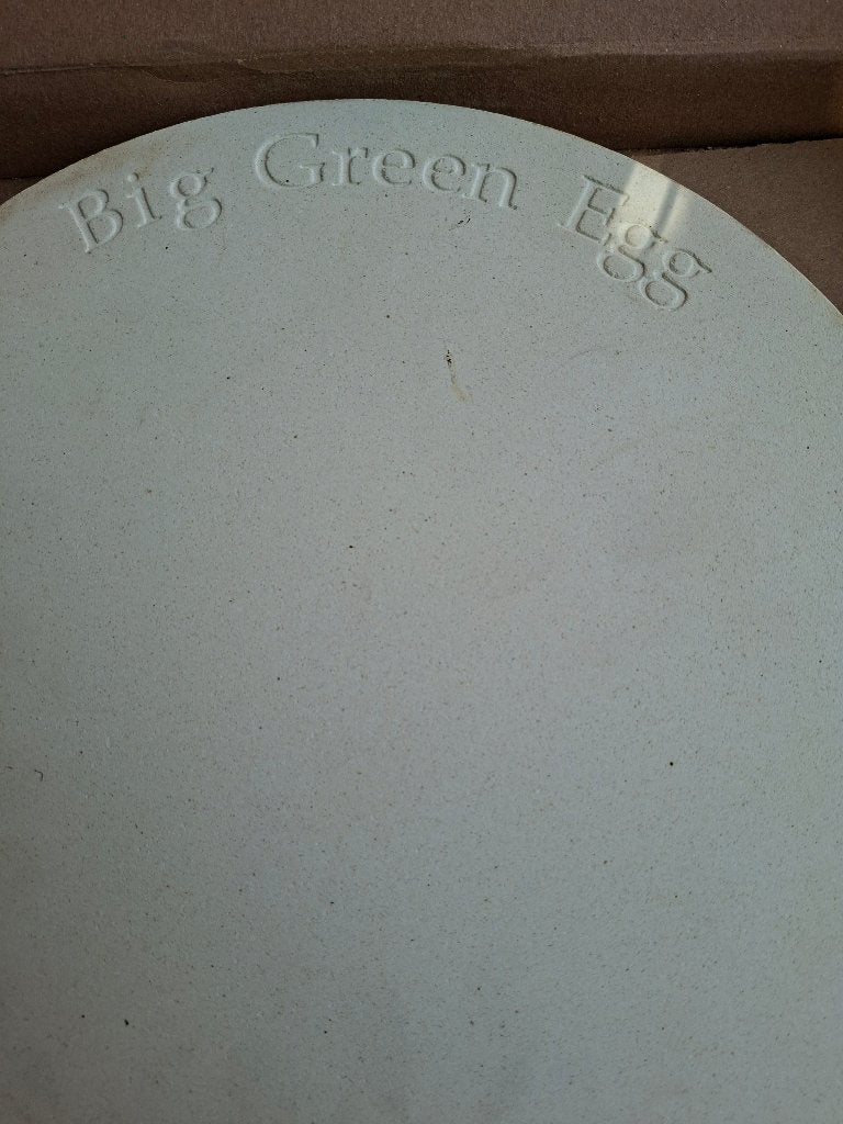keramische pizzasteen Big Green Egg, Tuin en Terras, Ophalen, Zo goed als nieuw, Big Green Egg