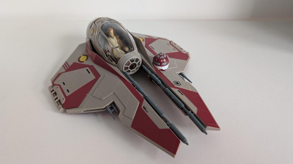 Star Wars Obi-Wan's Jedi Starfighter (Revell / Easy kit), Ophalen of Verzenden, Zo goed als nieuw, Actiefiguurtje