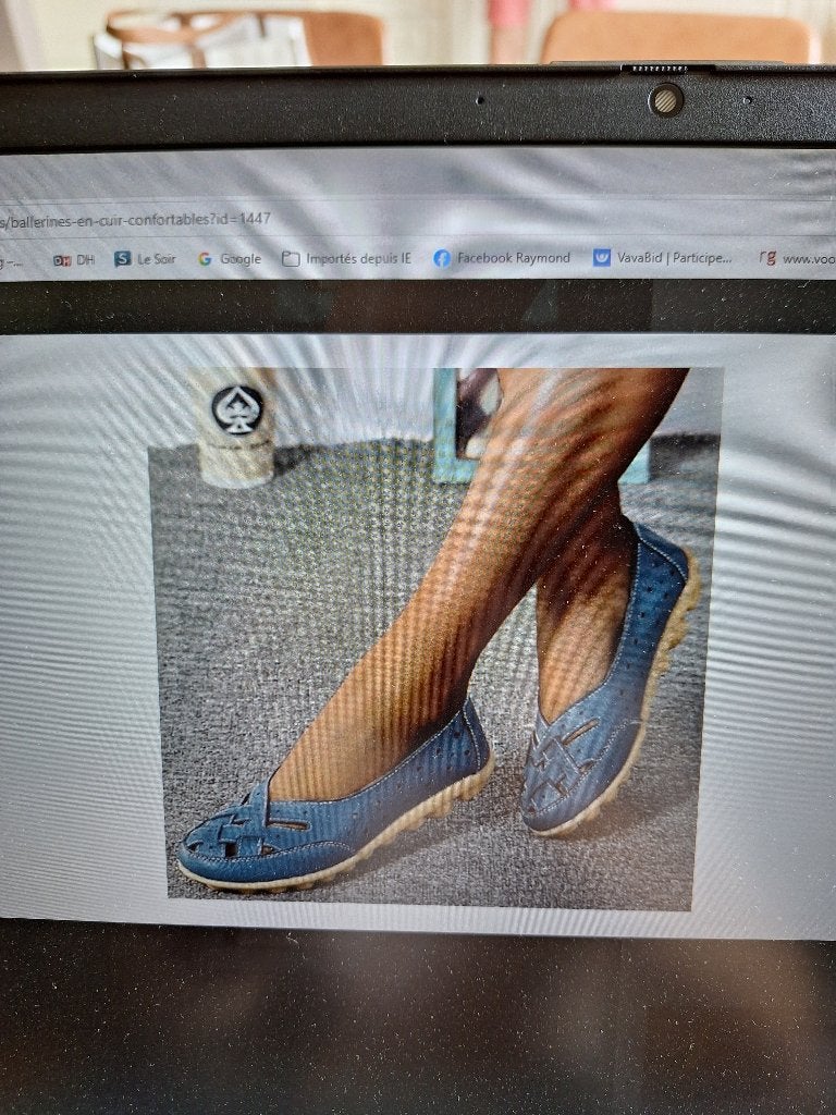 Ballerines En Cuir Confortables  Bleu 39, Kleding | Dames, Schoenen, Ophalen, Blauw, Nieuw, Ballerina's
