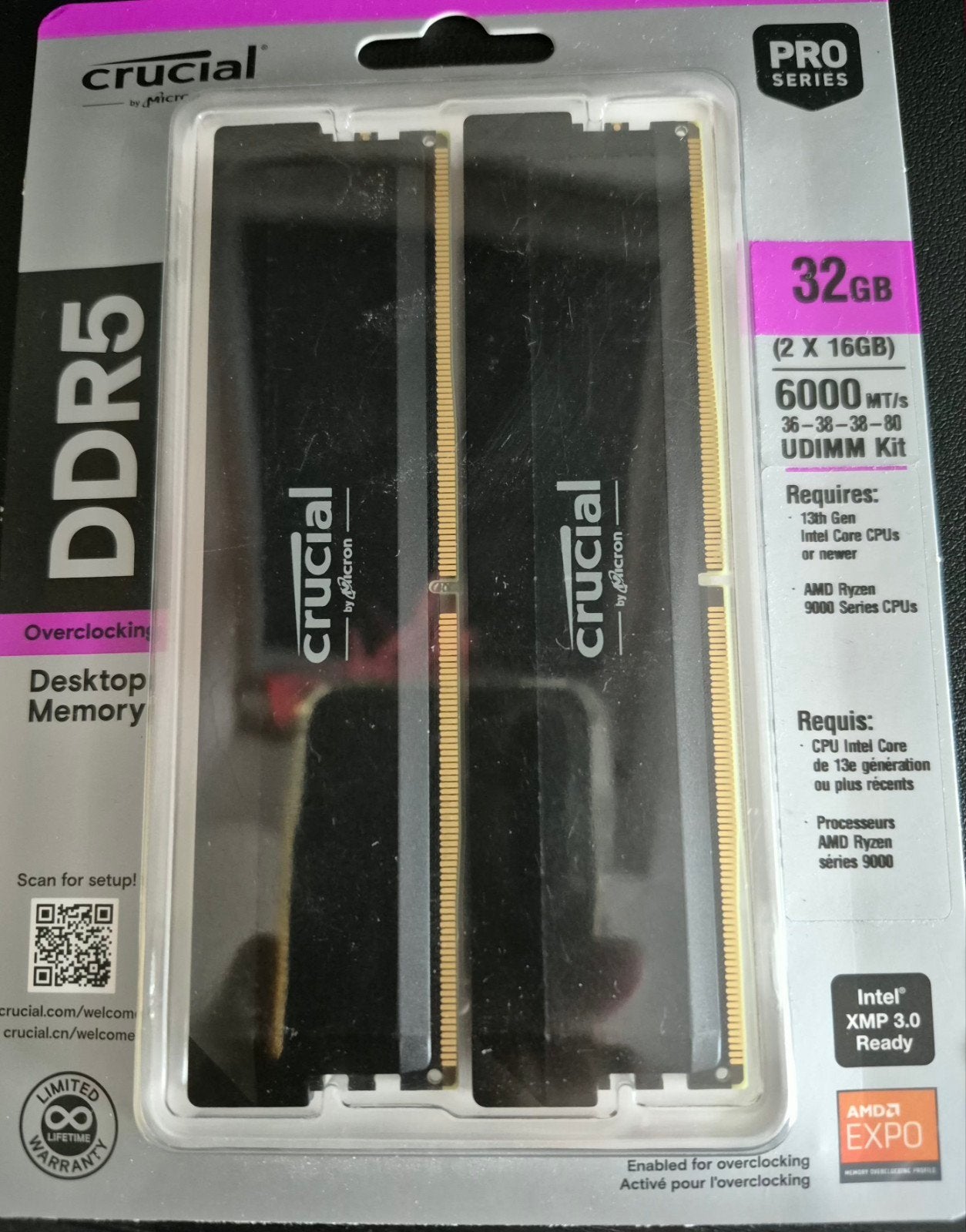 Crucial Pro, Ophalen of Verzenden, DDR5, Desktop