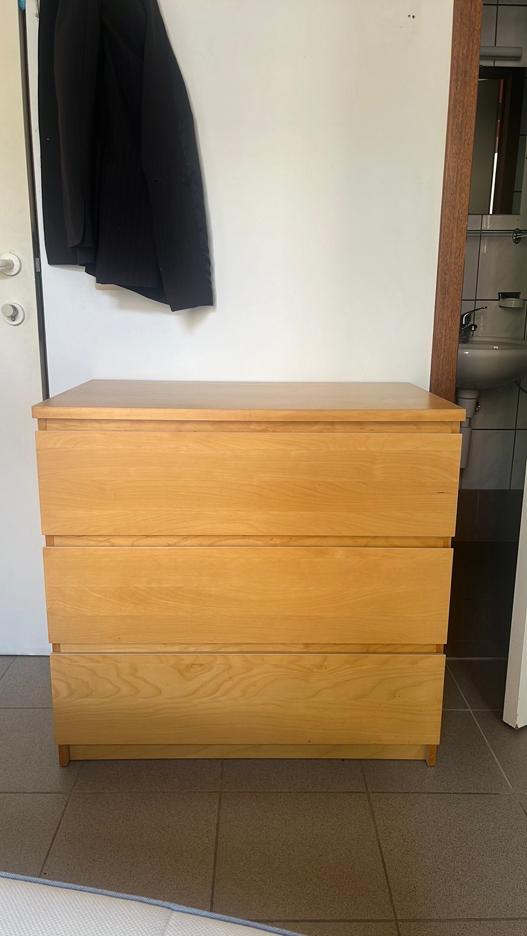 Houten kast, Huis en Inrichting, Kasten | Ladekasten, Ophalen, Zo goed als nieuw