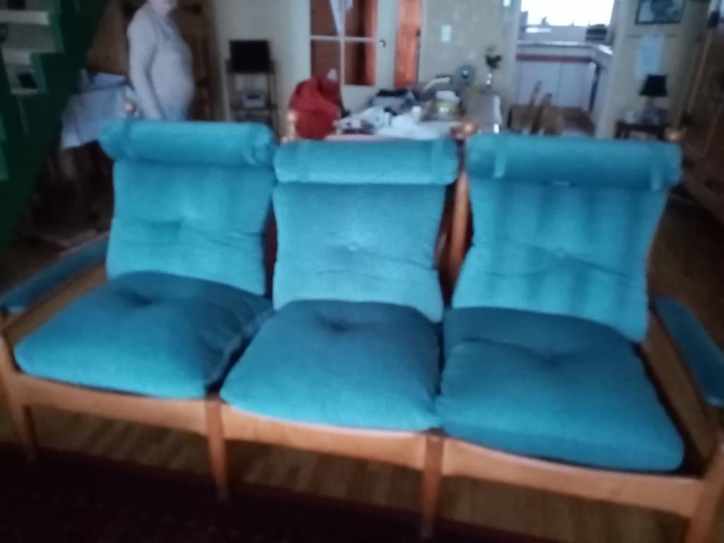 Salon en chêne, Enlèvement, Utilisé, Bois, Klassiek - tijdloos