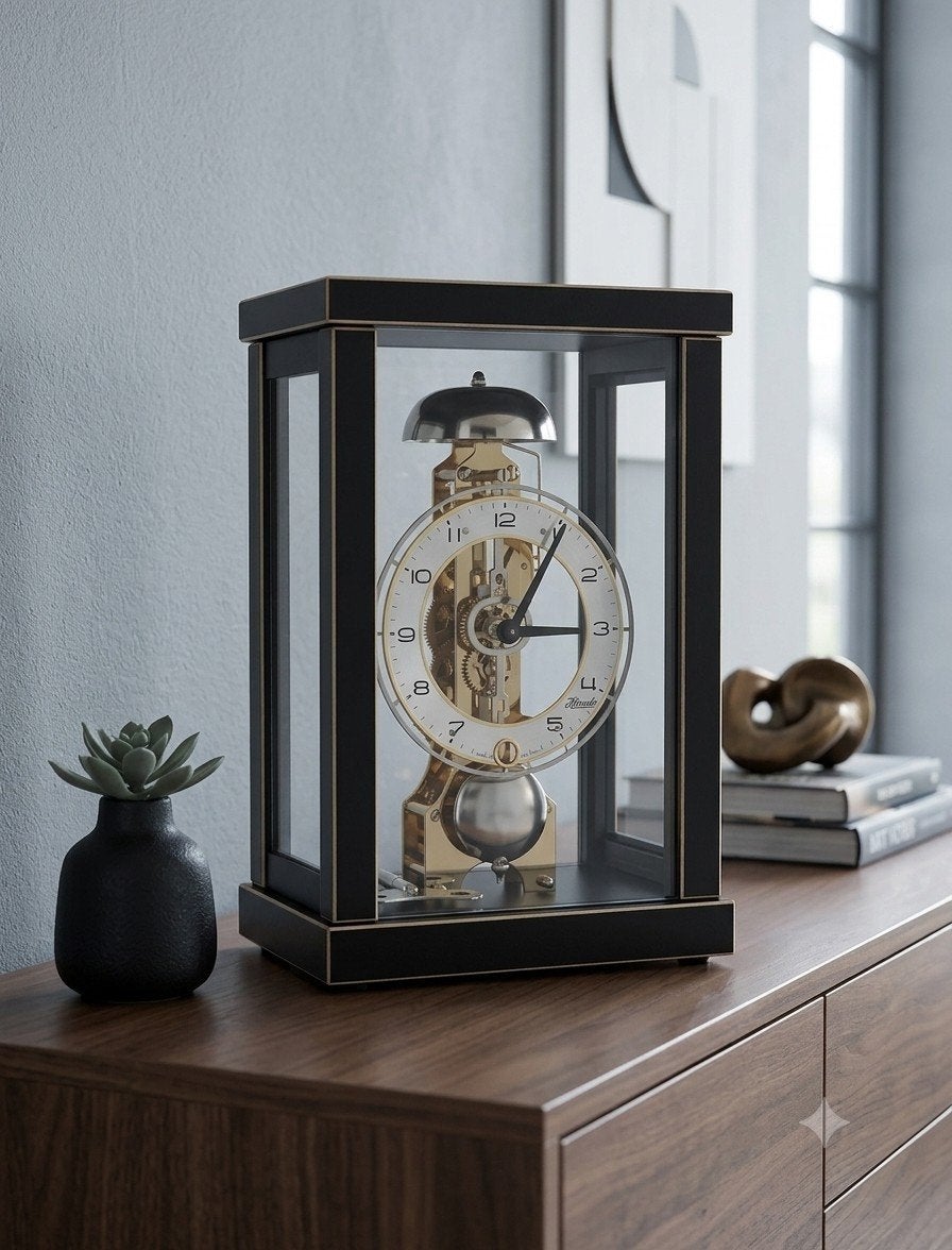 Hermle skeletklok., Antiek en Kunst, Antiek | Klokken, Ophalen