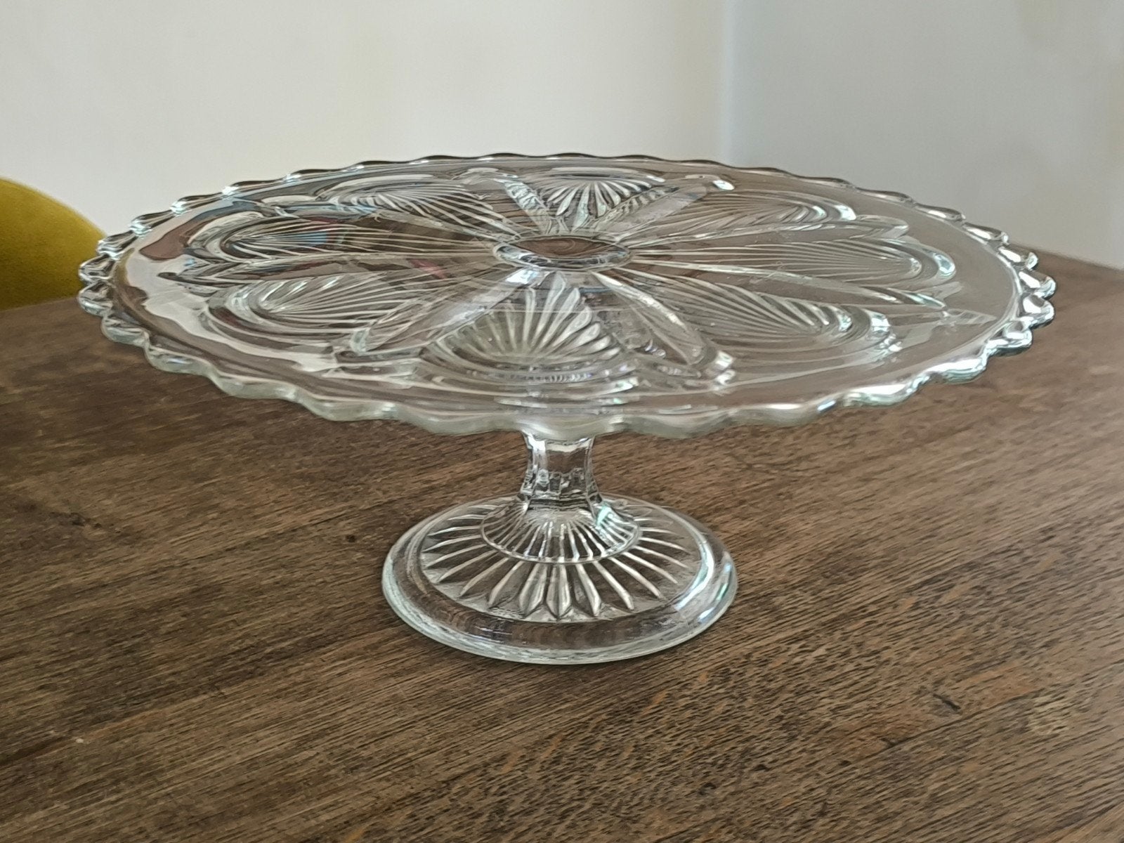 Présentoir à gâteaux en verre i, Enlèvement ou Envoi, Présentoir à gâteau, Verre