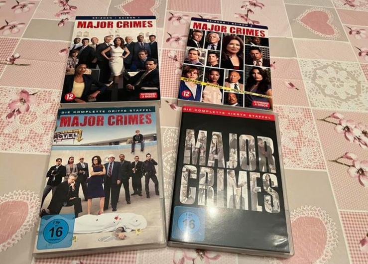 Dvd  major crimes seizoenen 1-4  (zie info)ENKEL PER SET🚔, Cd's en Dvd's, Vanaf 12 jaar, Ophalen, Zo goed als nieuw, Drama