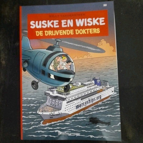 Suske en Wiske stripWilly Vandersteen - De drijvende dokters, Ophalen of Verzenden, Zo goed als nieuw, Willy Vandersteen; Peter Van Gucht