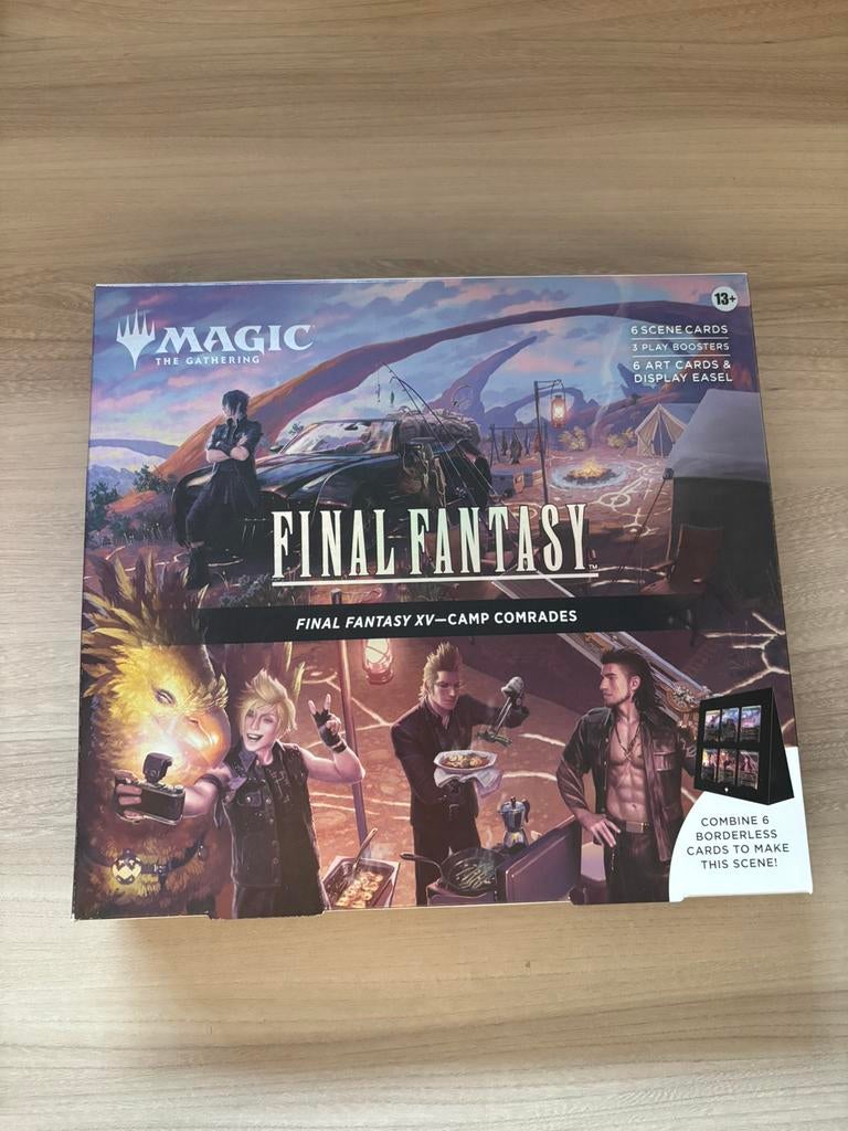 MTG Final Fantasy XV Camp Comrades Scene Box 3 Play Boosters, Ophalen of Verzenden, Zo goed als nieuw, Foil
