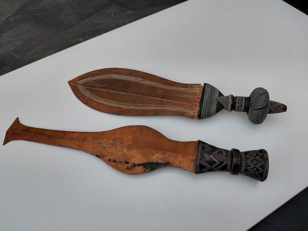Ceremonieel zwaard Kuba stam Kula, Antiek en Kunst, Ophalen