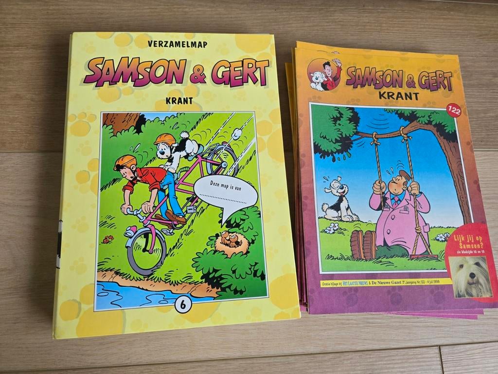 Samson en Gert kranten 1998 met verzamelmap nr6, Ophalen of Verzenden