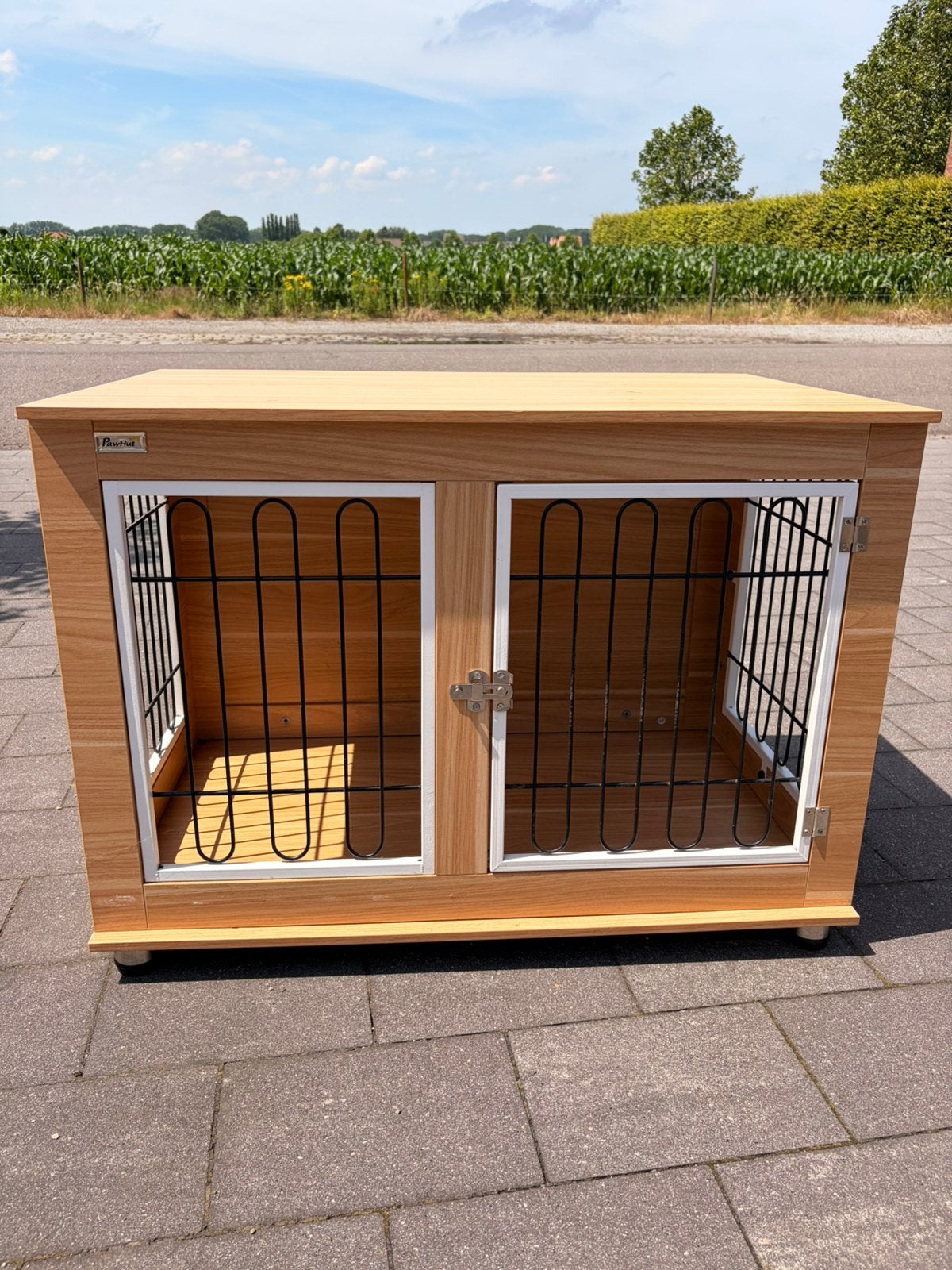 Prachtige hondenbench middelgroot formaat, Dieren en Toebehoren, Ophalen, Zo goed als nieuw