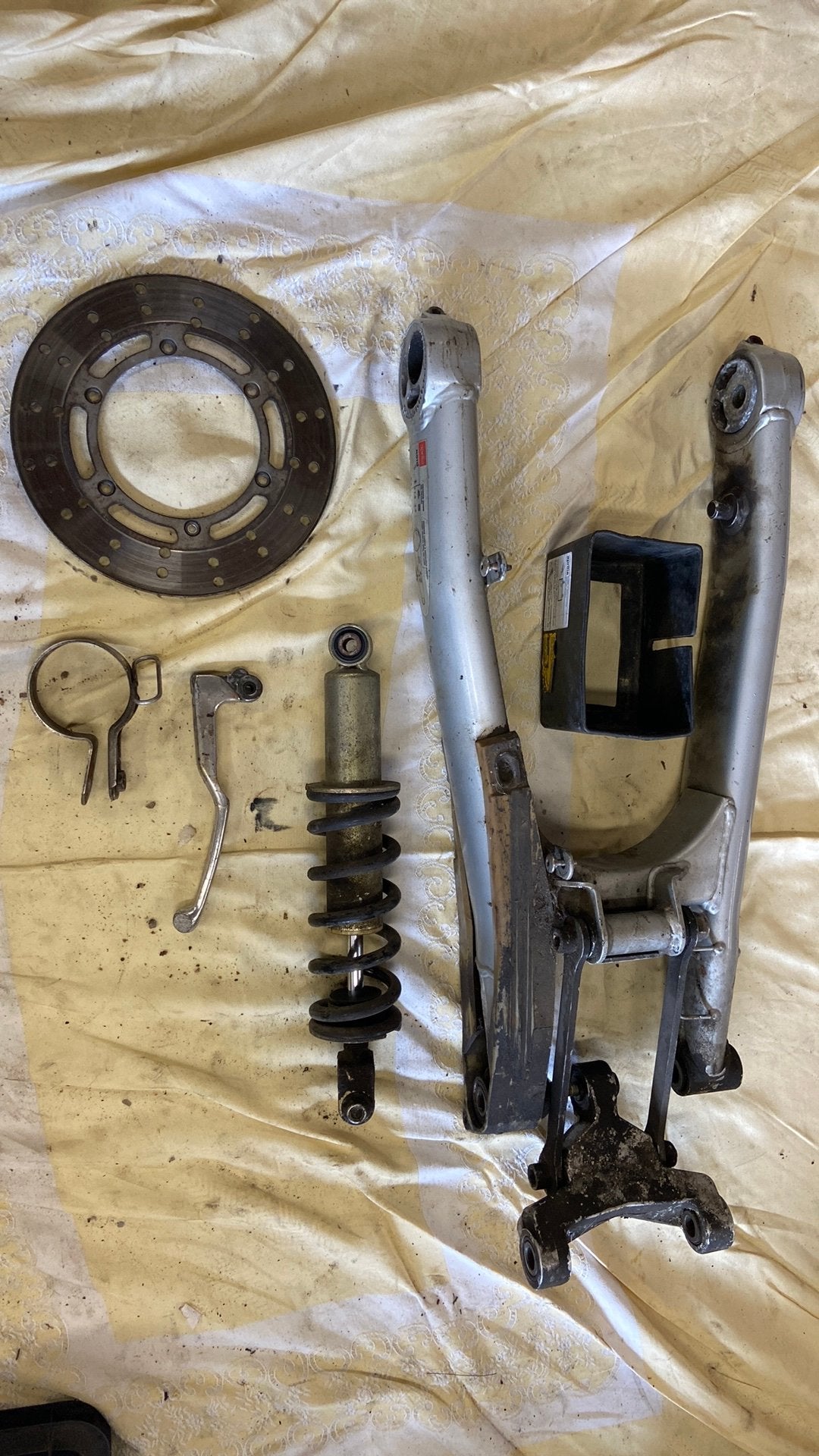 Aprilia Moto 6.5 achterbrug gebruikt, Enlèvement
