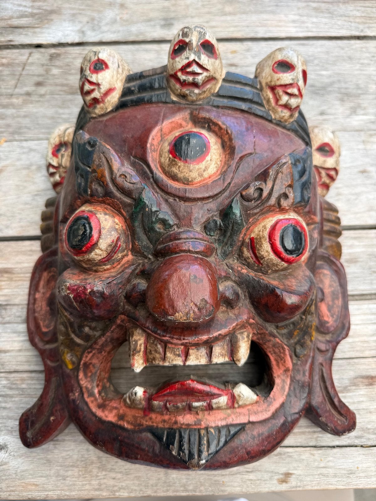 Afrikaans masker, Enlèvement, Masque, Bois