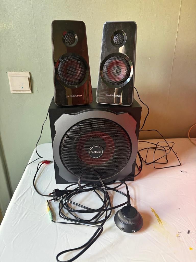Speakerset 120W, Enlèvement, Comme neuf