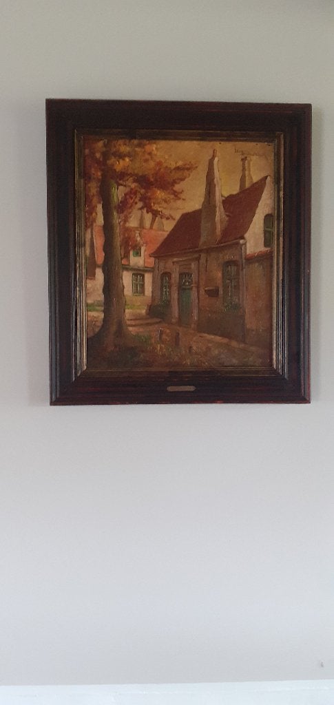 schilderij Begijnhof Brugge, Enlèvement