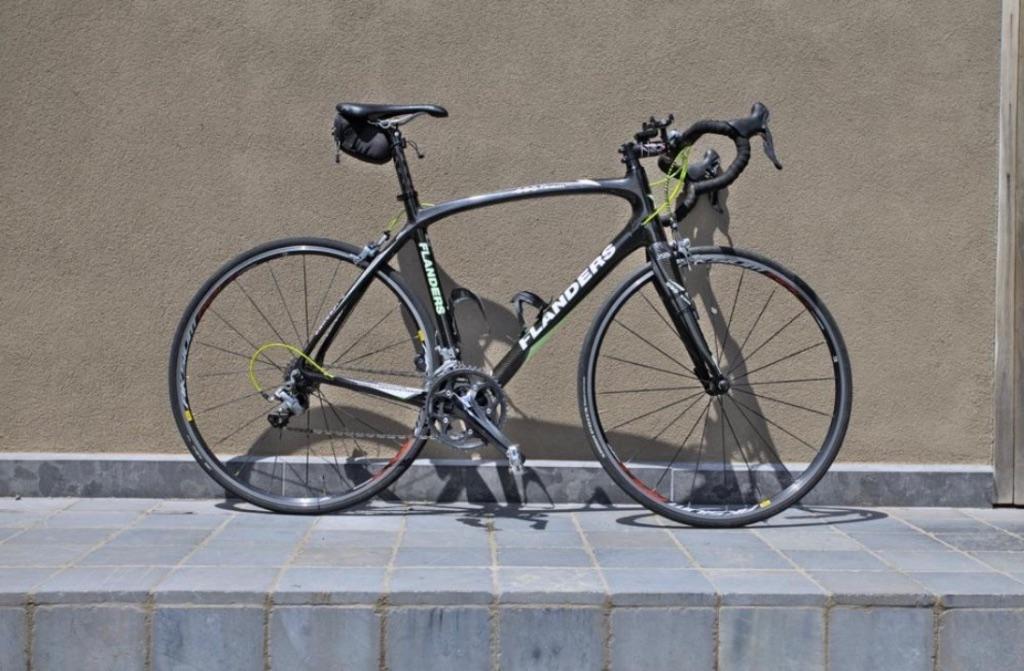 Flanders koersfiets carbon, Fietsen en Brommers, Fietsen | Racefietsen, Ophalen, Carbon
