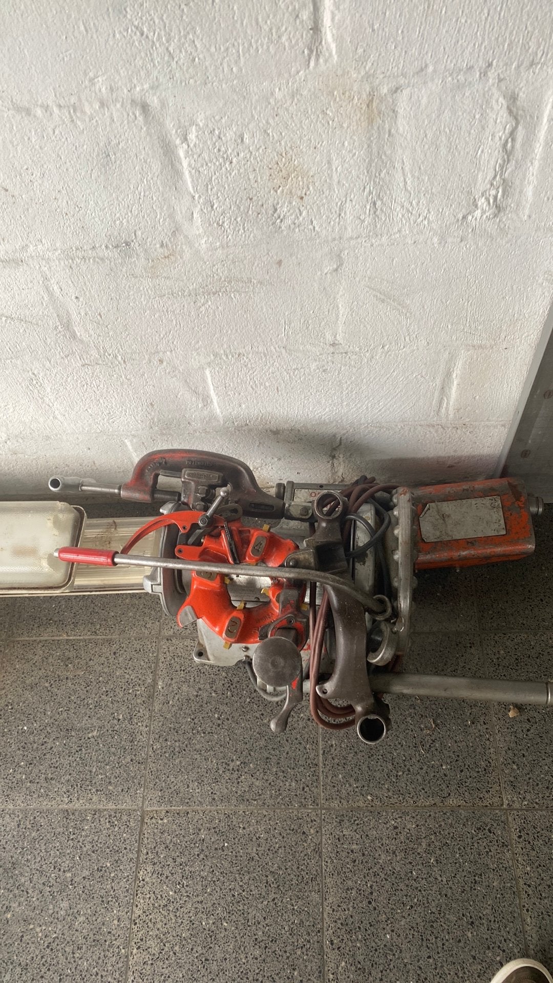 Rigid 300 elektrische draadsnijmachine, Bricolage & Construction, Enlèvement, Utilisé, Électrique