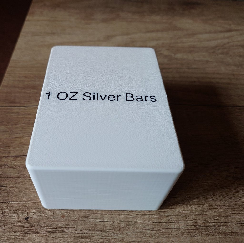 Opbergbox voor 1 oz Zilver Baren, Postzegels en Munten, Verzenden, Zilver