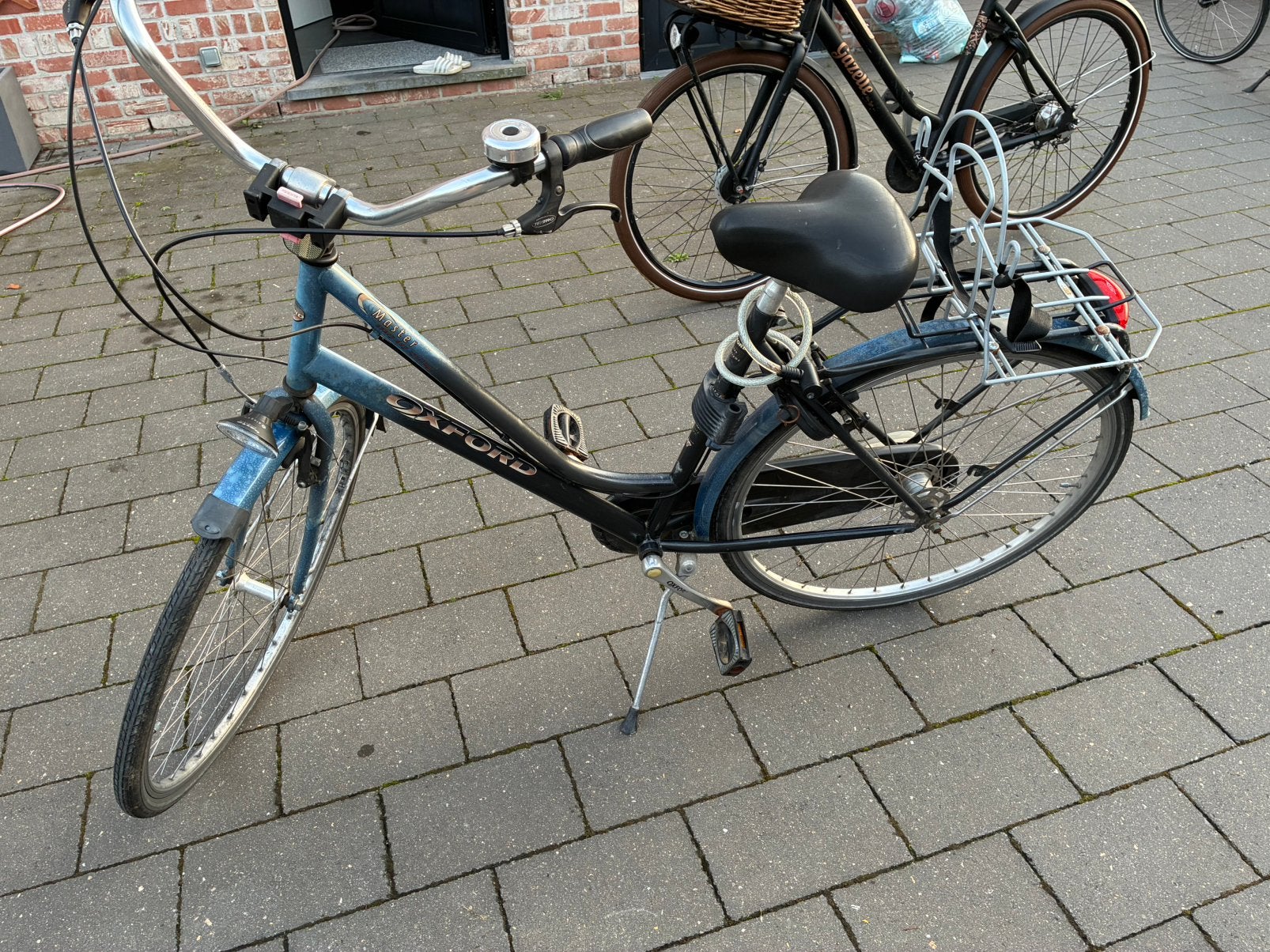 Oxford damesfiets met 3 versnellingen en bagagerekje, Ophalen, Gebruikt, Minder dan 10 versnellingen
