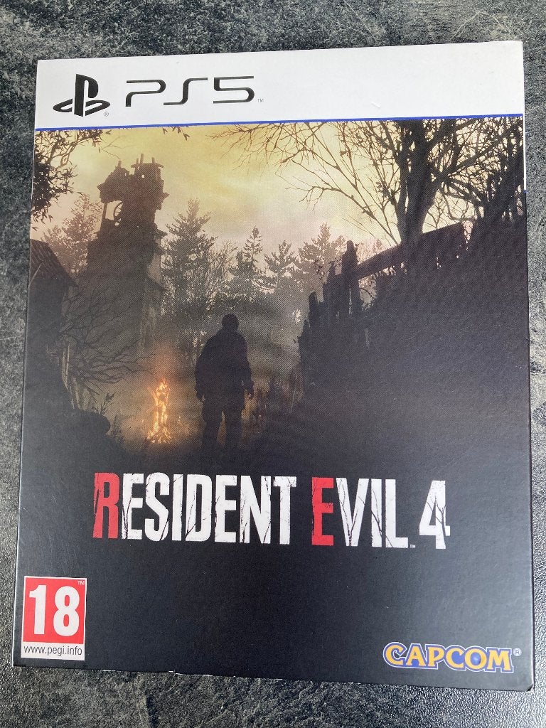 Vend Resident Evil 4 Remake PS5 steelbook édition, Enlèvement, Comme neuf