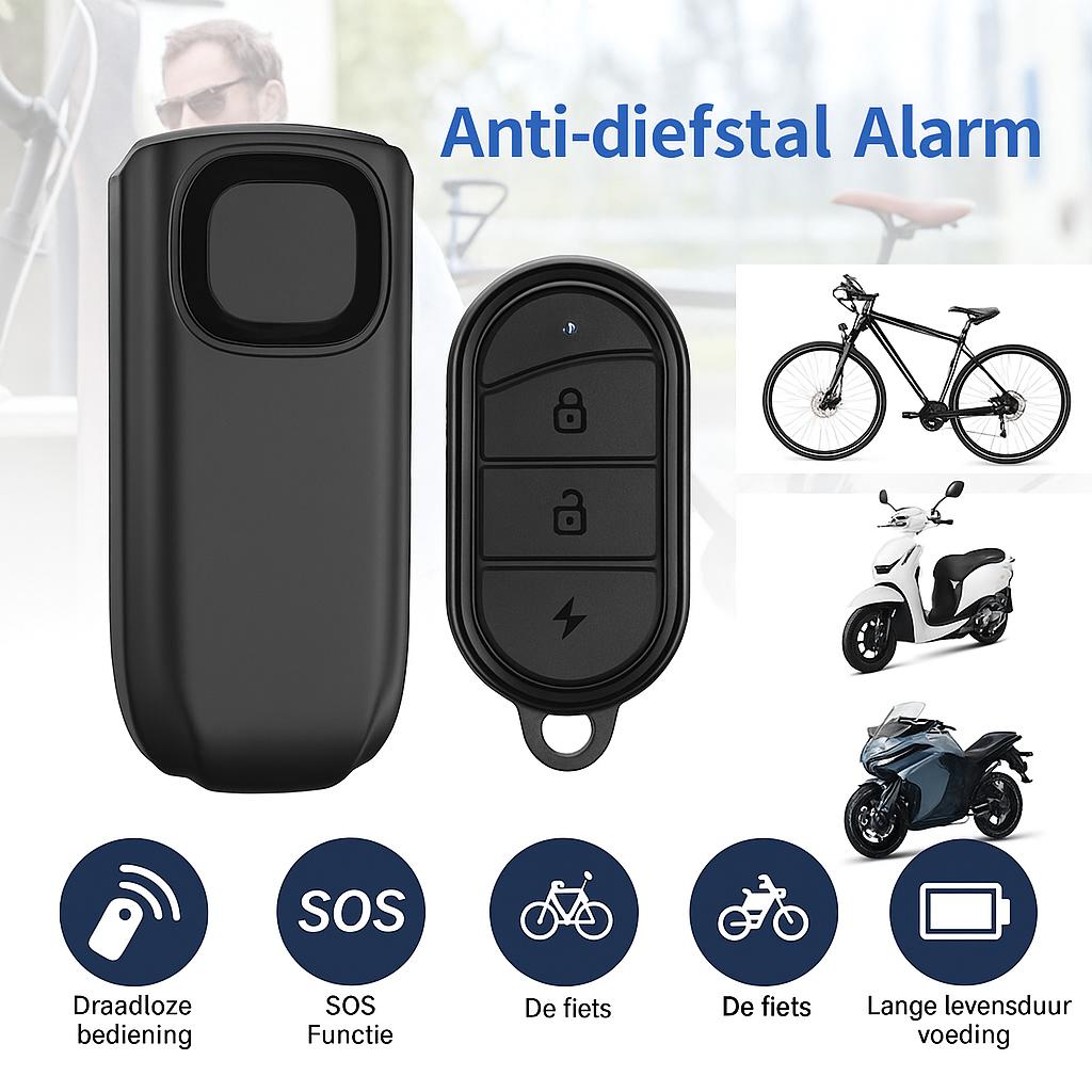 Fietsalarm, Fietsen en Brommers, Fietsaccessoires | Overige Fietsaccessoires, Ophalen of Verzenden, Nieuw