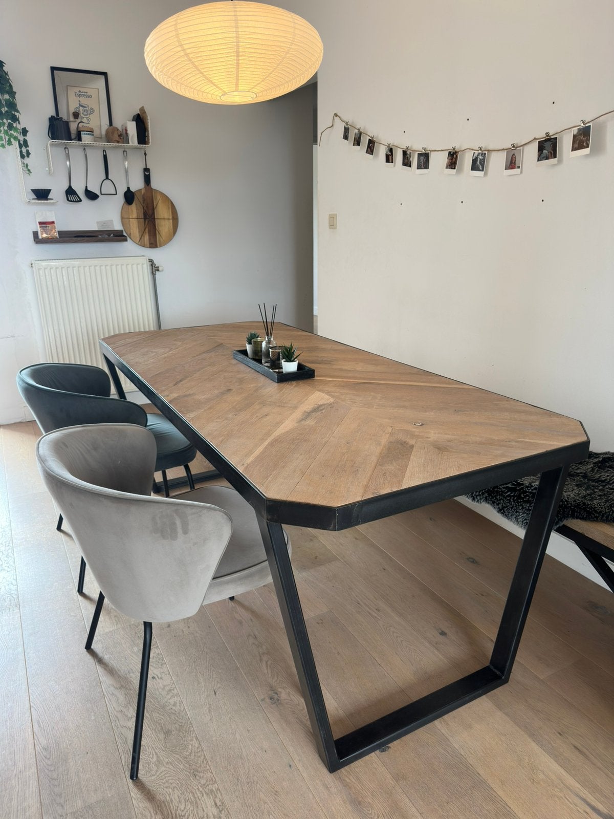 Eettafel + bank  (€450 all in), Huis en Inrichting, Ophalen, Zo goed als nieuw