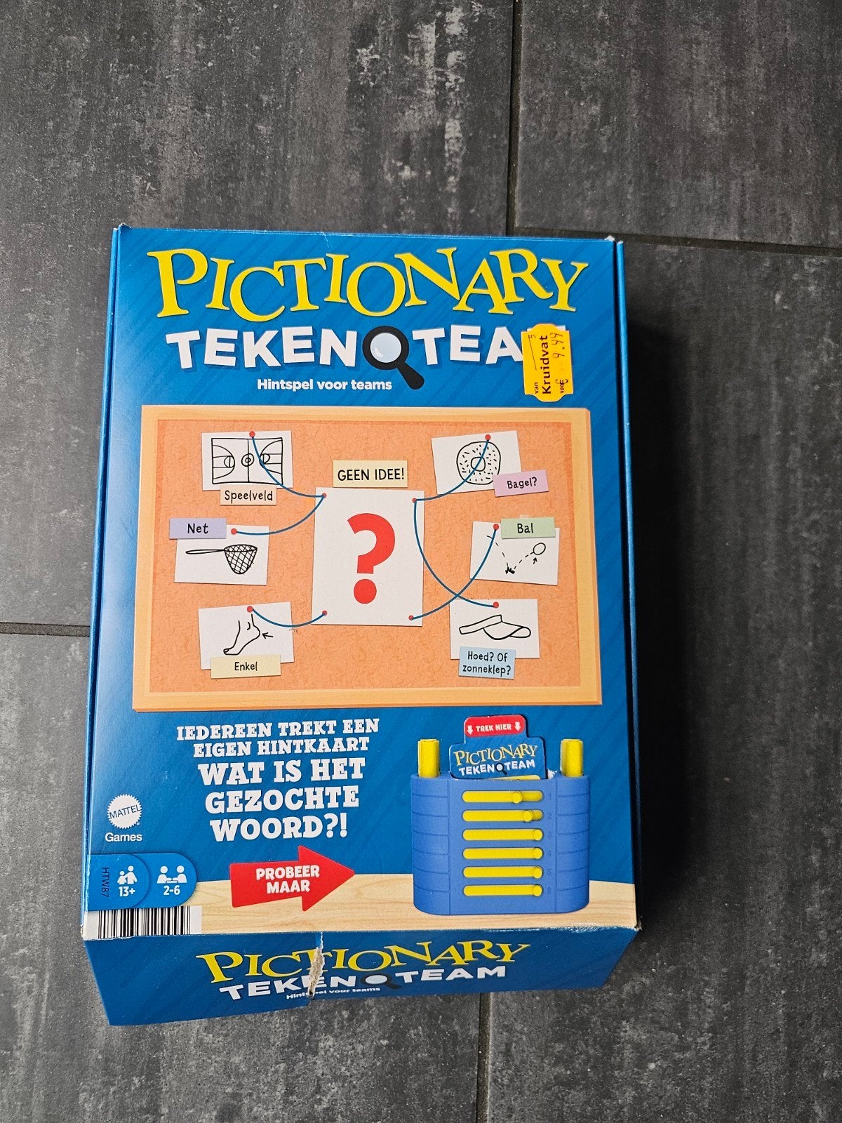 pictionary teken team, 1 ou 2 joueurs, Enlèvement ou Envoi, Utilisé, Mattel