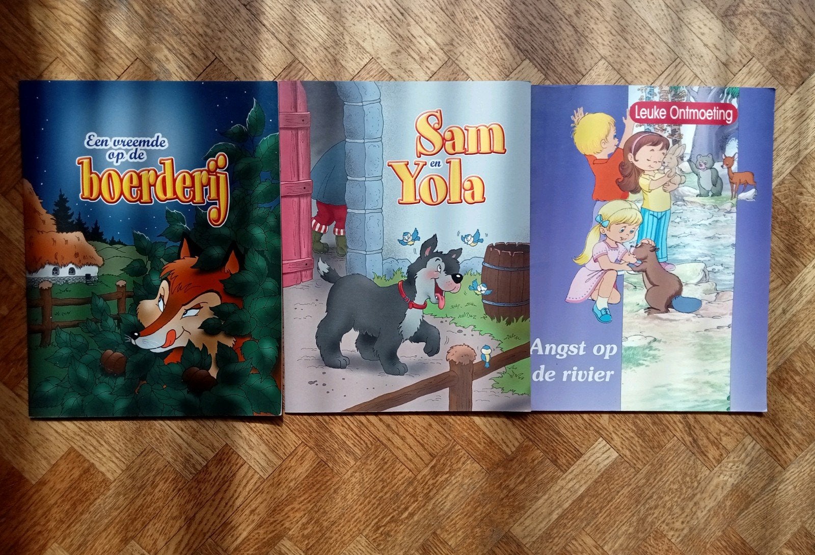 3 leuke voorleesverhalen boordevol prachtige tekeningen, Boeken, Ophalen of Verzenden, Gelezen