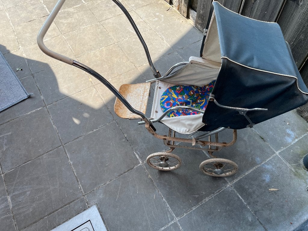 Oude poppenwagen, Antiek en Kunst, Antiek | Speelgoed, Ophalen