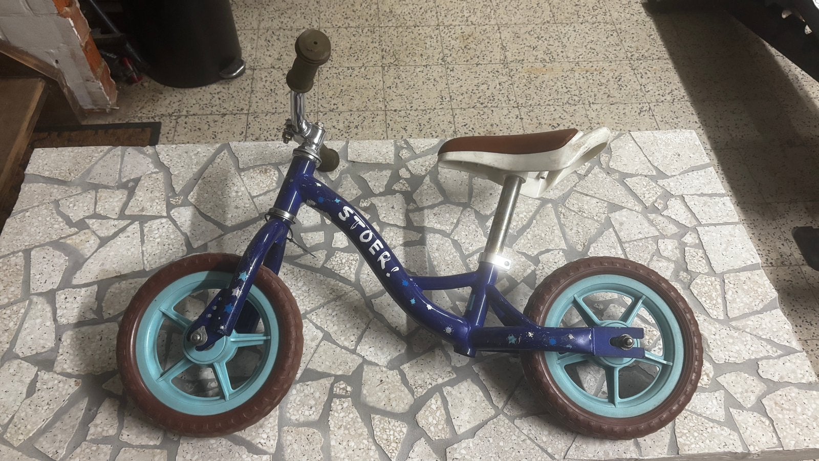 Loopfiets stoer, Ophalen, Zo goed als nieuw, Minder dan 16 inch