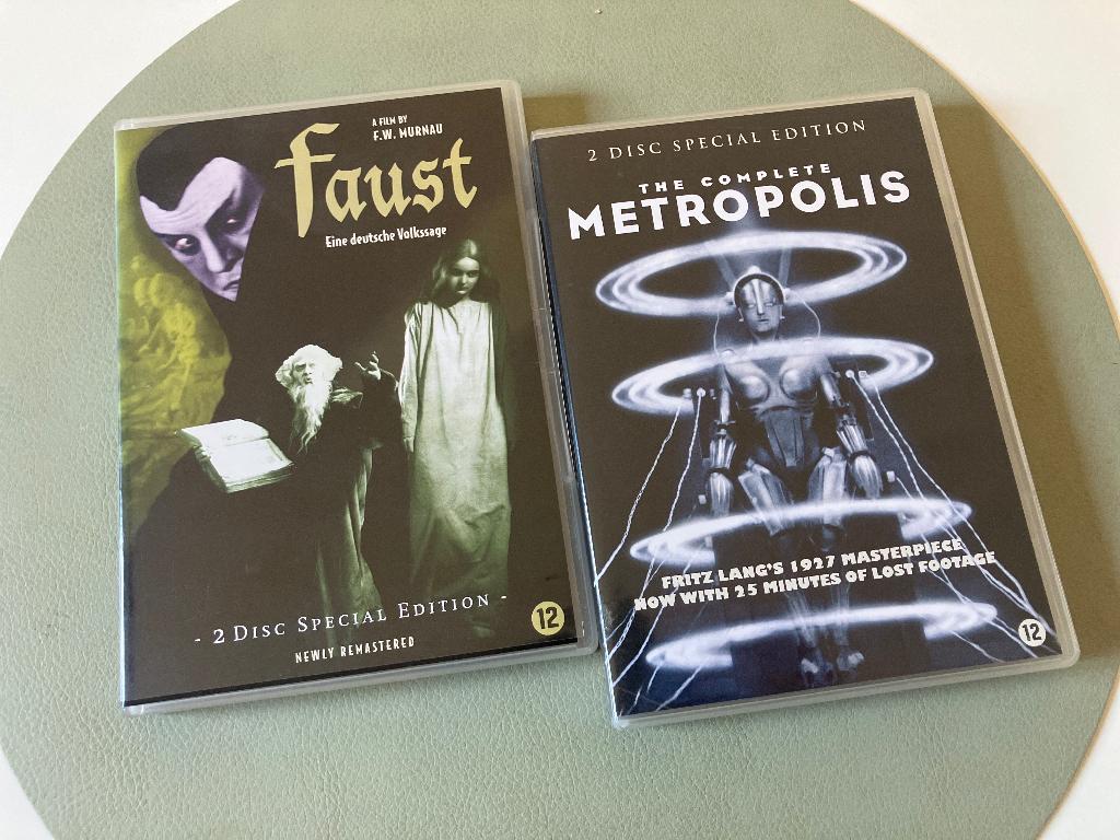 Metropolis & faust ( dvd ), Cd's en Dvd's, Vanaf 12 jaar, Ophalen of Verzenden, Zo goed als nieuw, Fantasy
