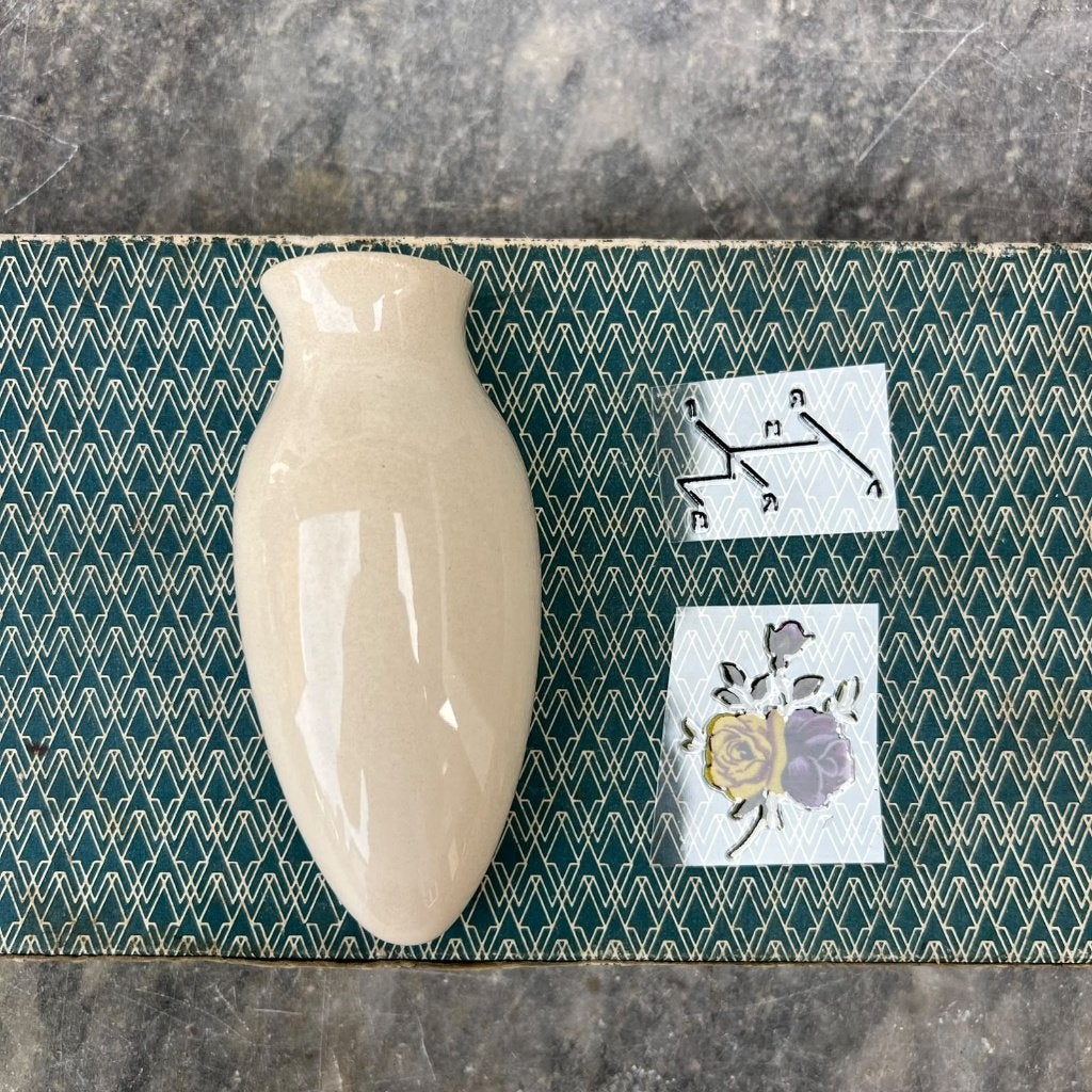 Klassieke vintage auto-accessoire, vaasje, keramik, Ophalen of Verzenden, Zo goed als nieuw