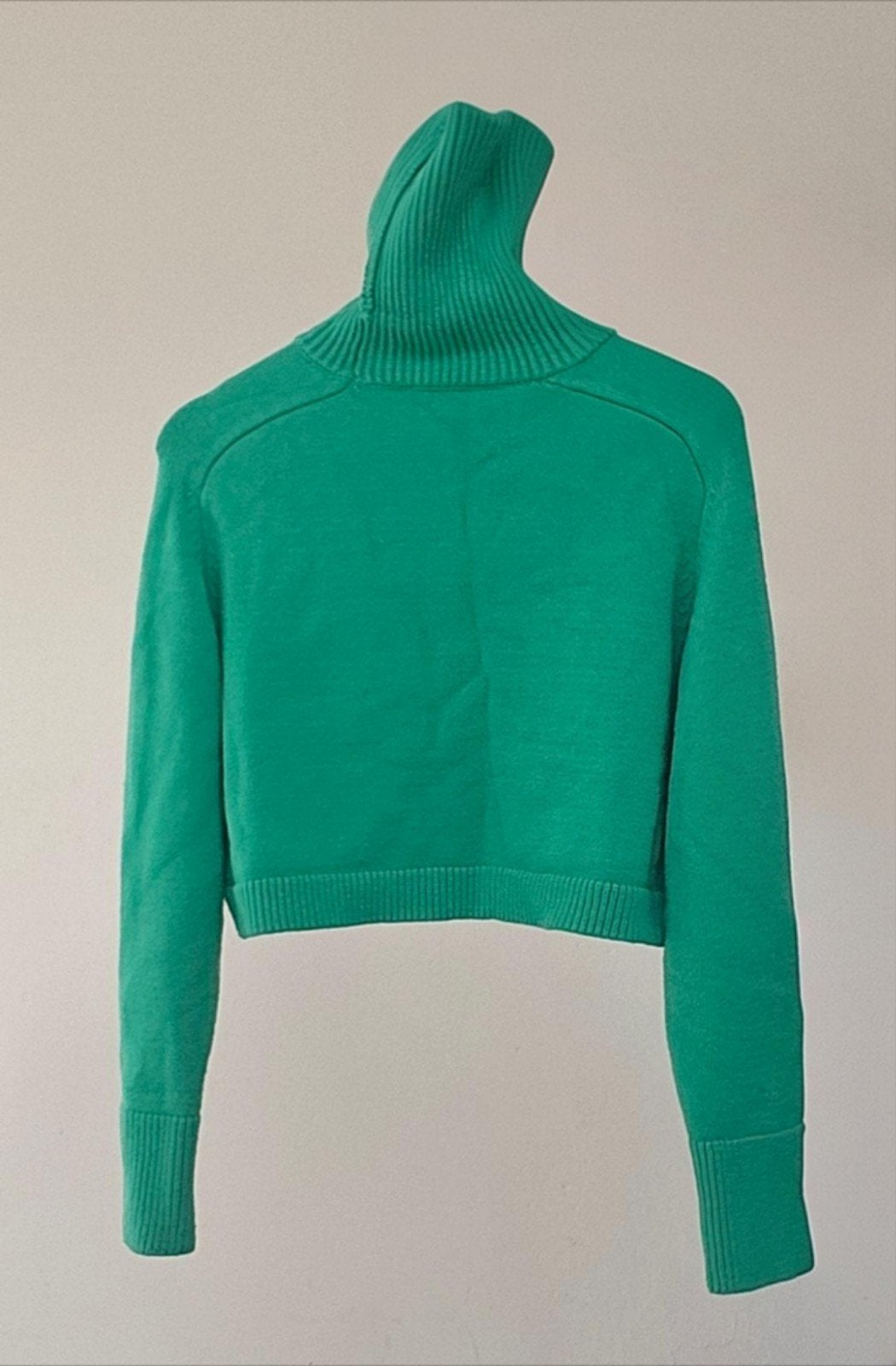 ZARA groene cropped coltrui – maat M, Kleding | Dames, Ophalen of Verzenden, Maat 38/40 (M)