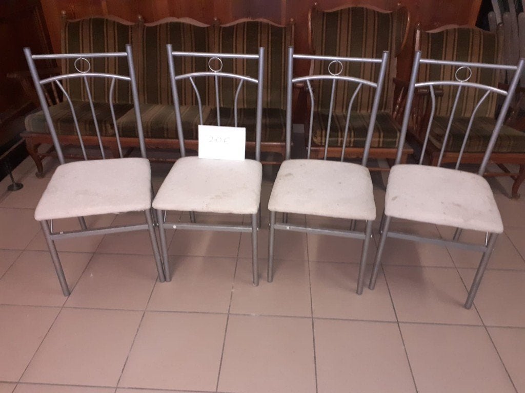stoelen, Huis en Inrichting, Ophalen, Gebruikt, Grijs, Overige materialen